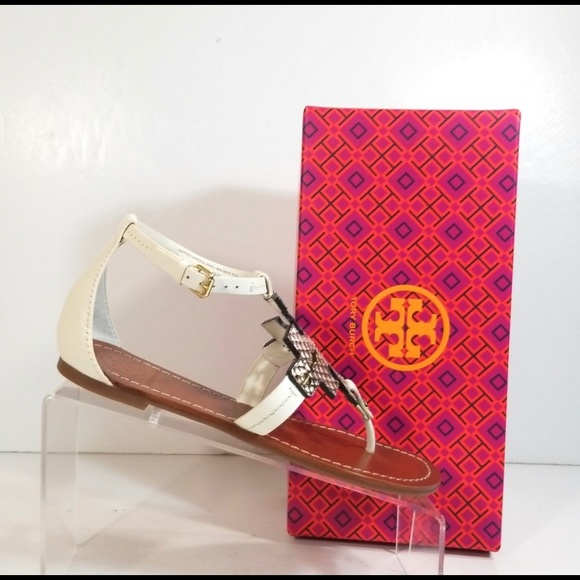 Tory Burch Chandler Phoebe Snake Sandals, SZ 7 - Picture 4 of 9